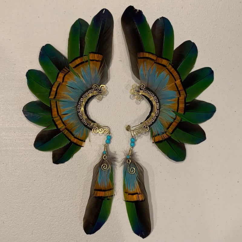 Feather wing Earrings 519