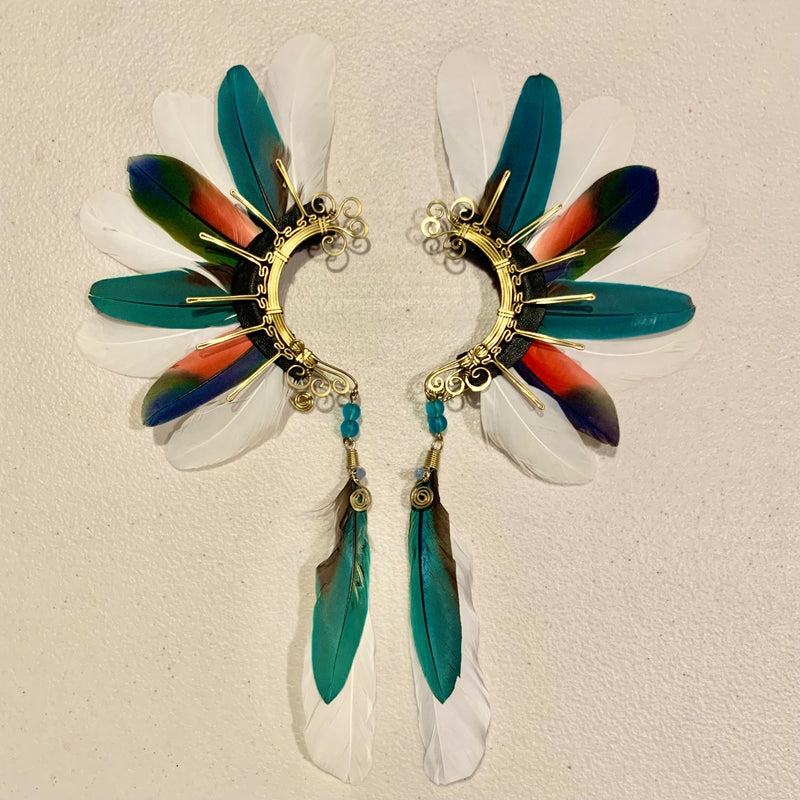 Feather wing cuff Earrings 740