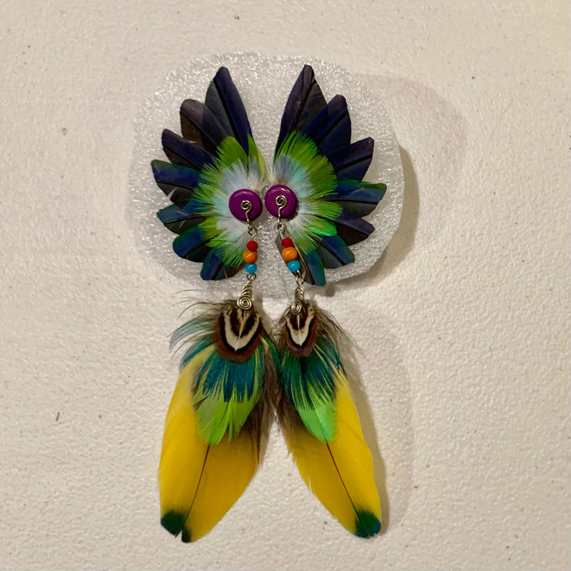 Feather wing Earrings 693