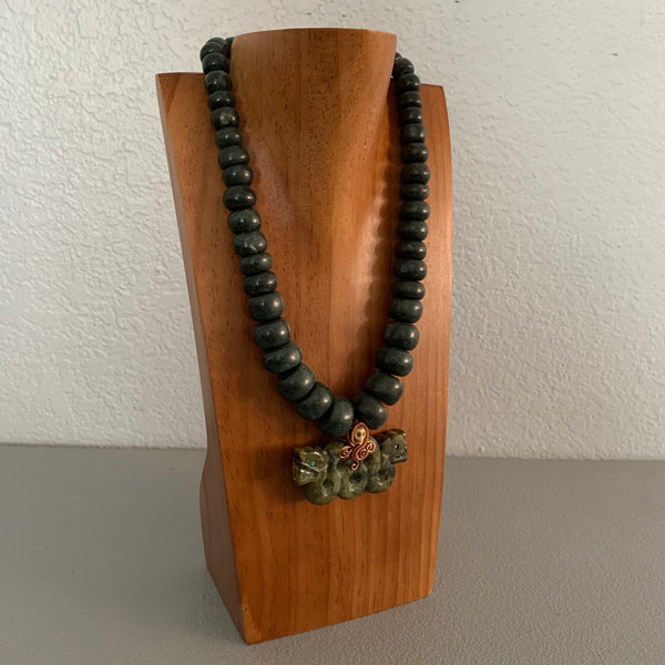 Necklace - Guatamala Jade Quetzalcoatl 11