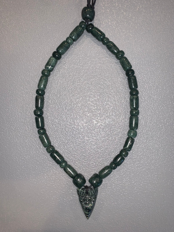 Necklace - Guatamala Jade Cuauhtli|Eagle