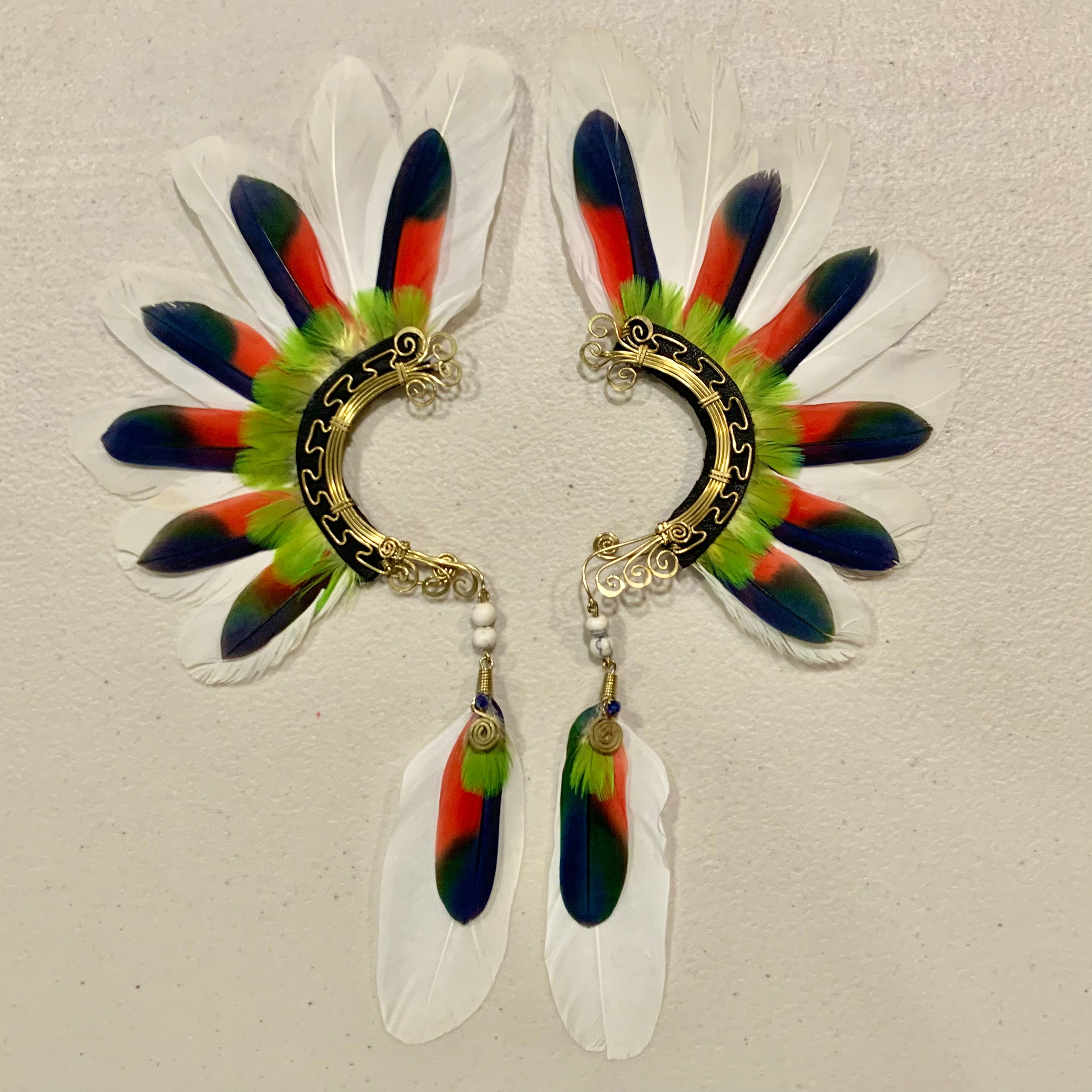 Feather wing cuff Earrings 726