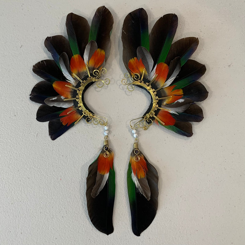 Feather wing Earrings 576