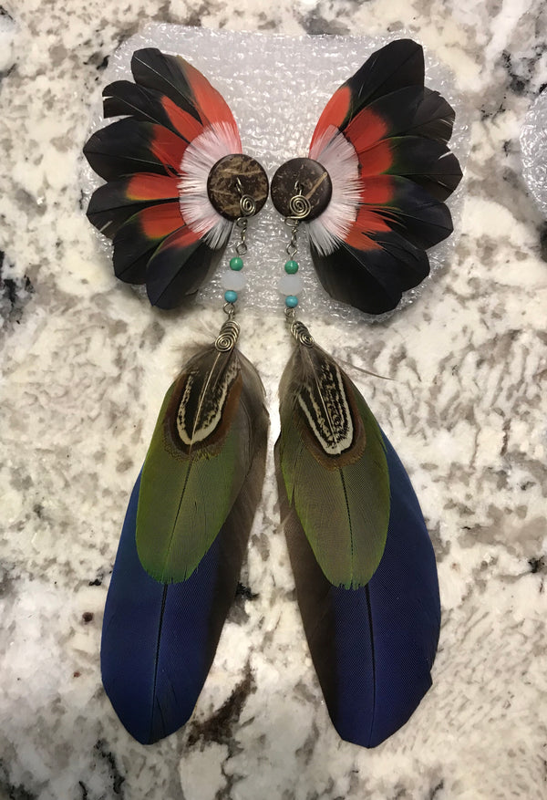 Feather wing Earrings 2