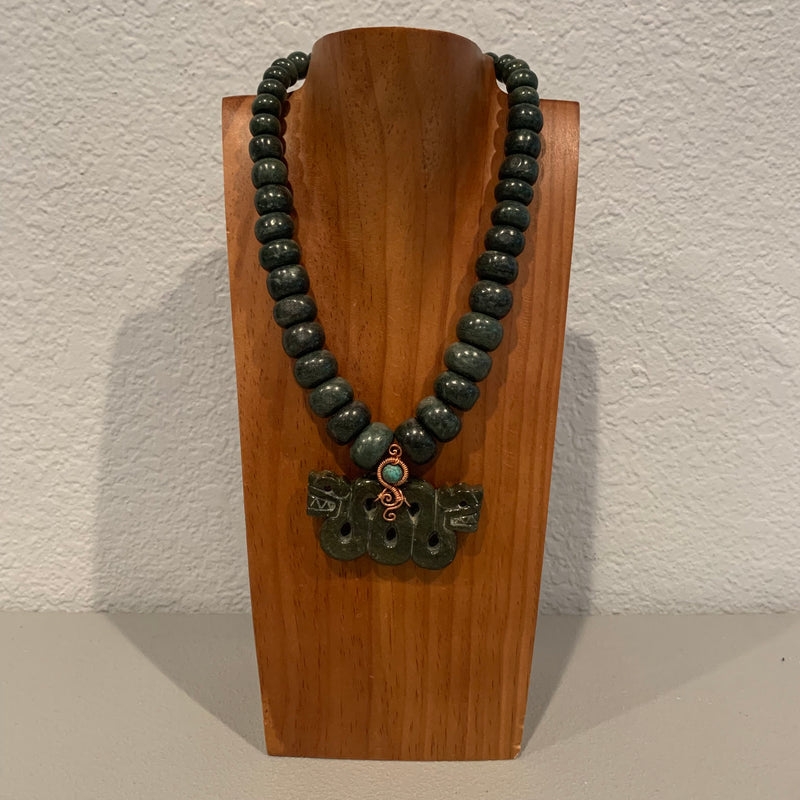 Necklace - Guatamala Jade Quetzalcoatl 33