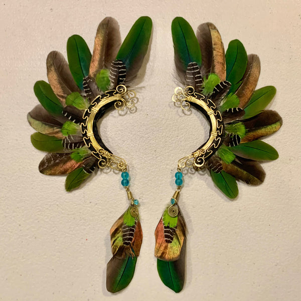 Feather wing cuff Earrings 715