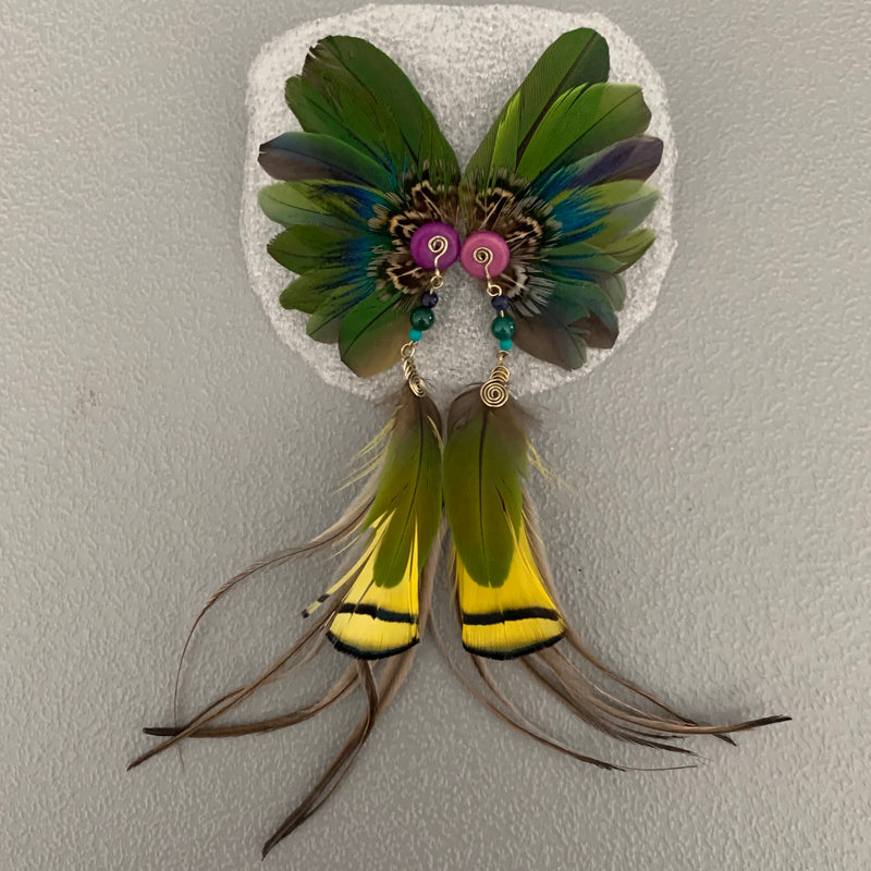 Feather wing Earrings 163
