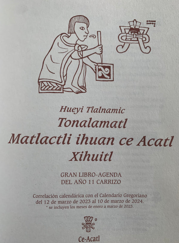 Book - Tonalamatl (Agenda) 2023