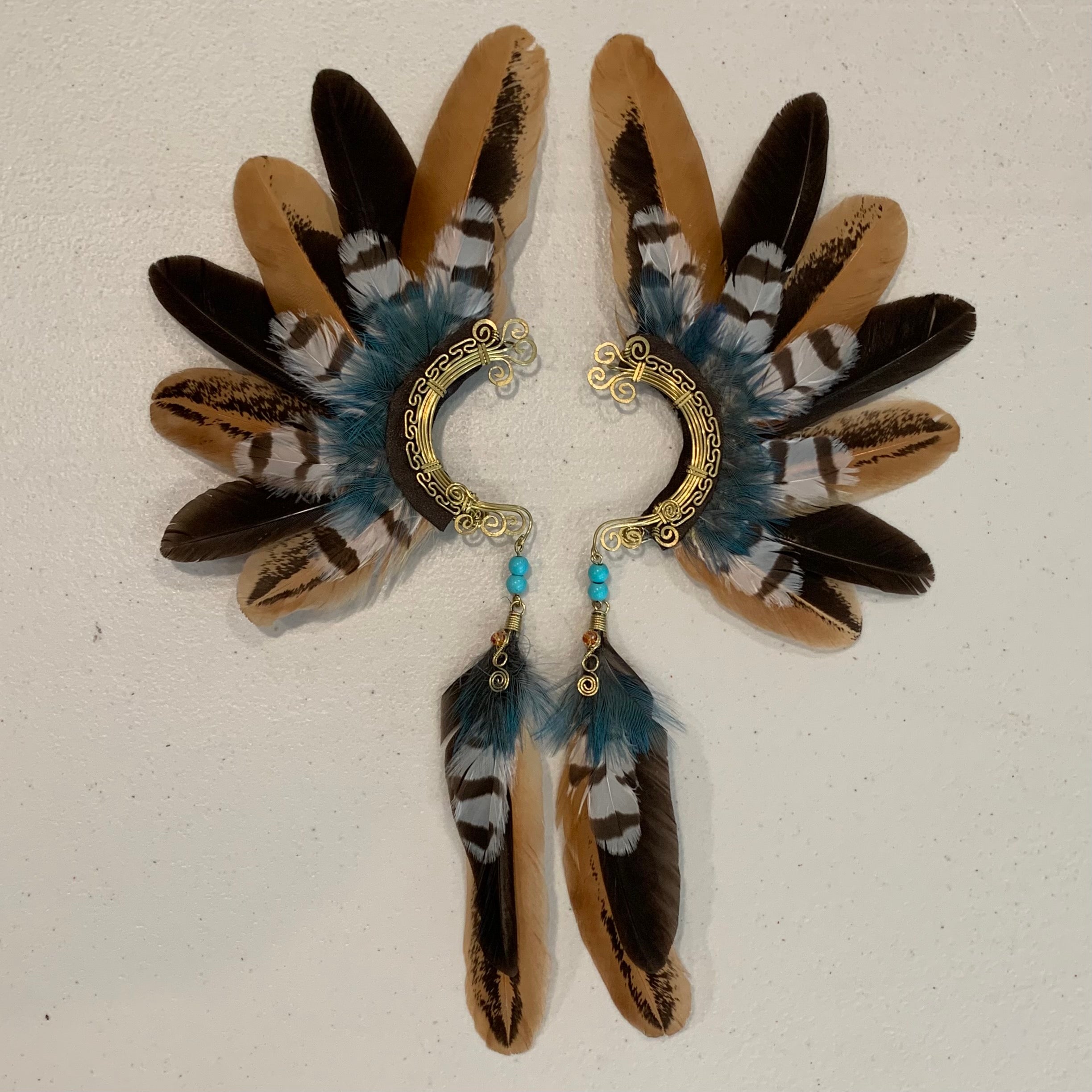 Feather wing Earrings 522