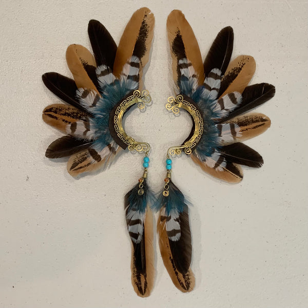 Feather wing Earrings 522