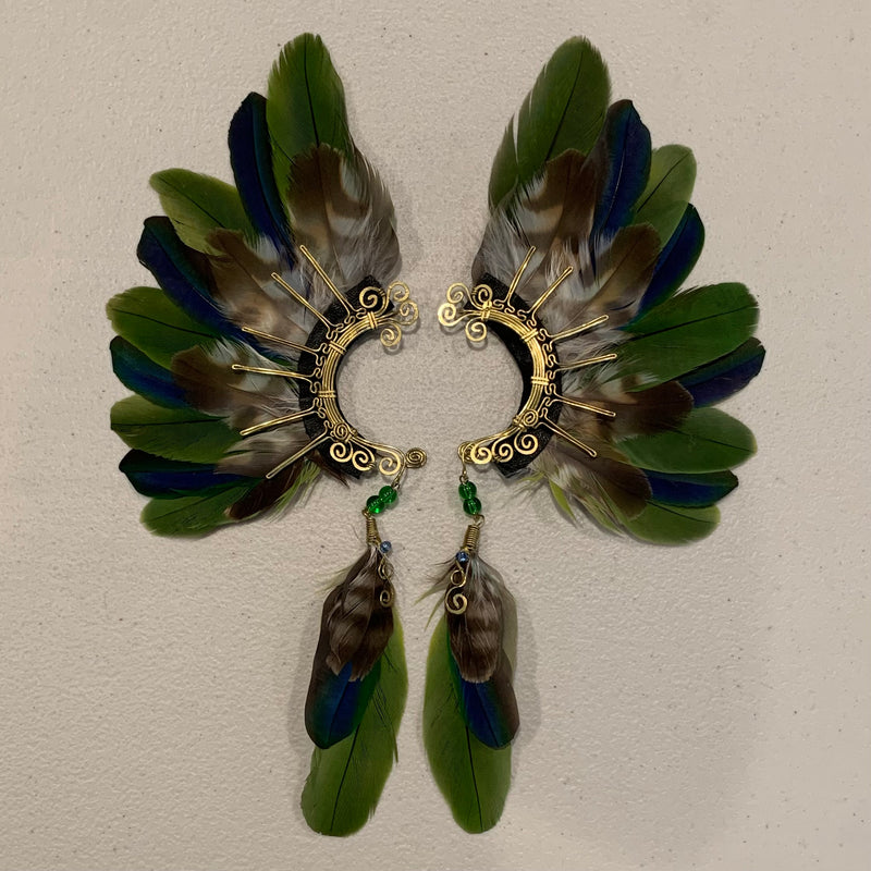 Feather wing Earrings 476
