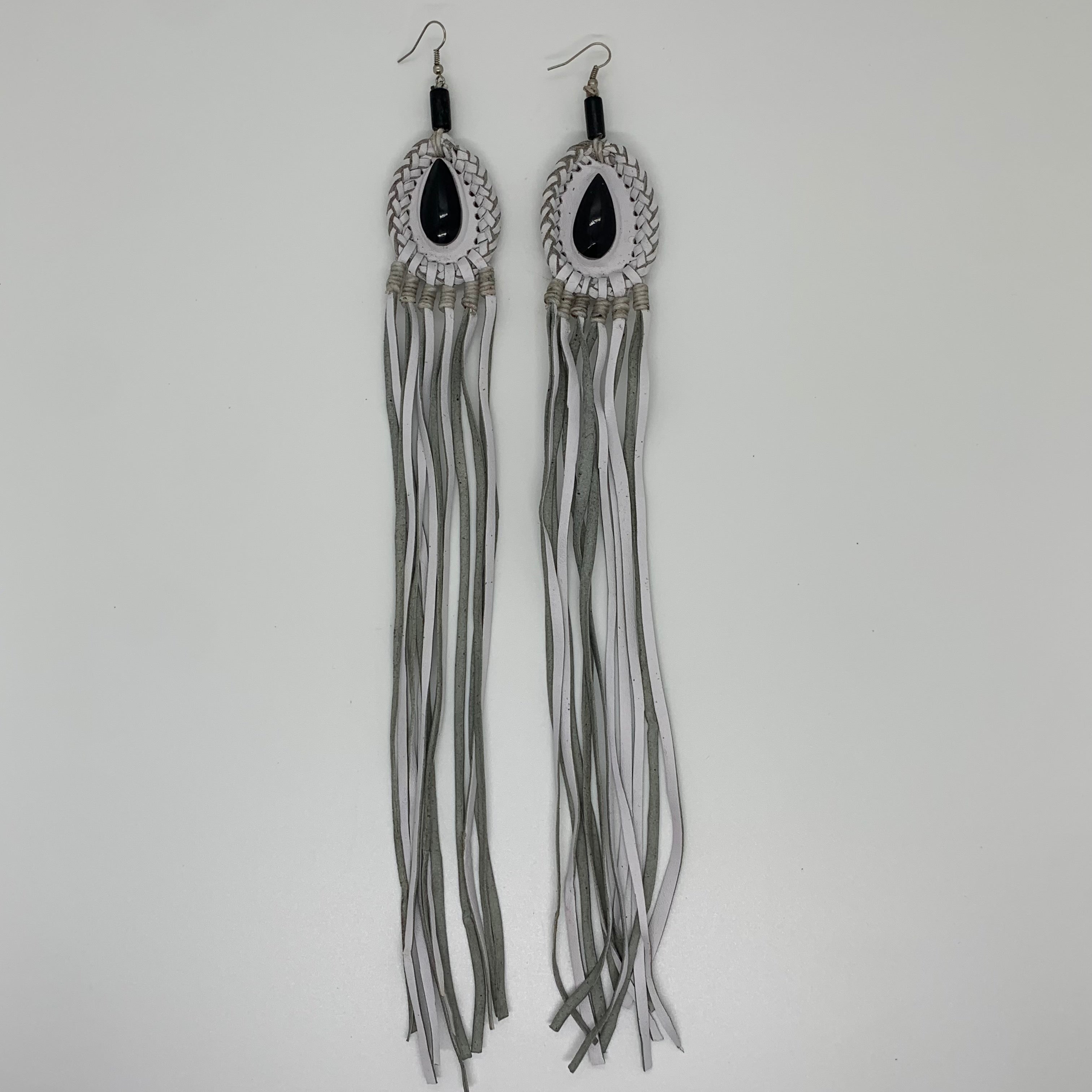 Leather Earrings 34