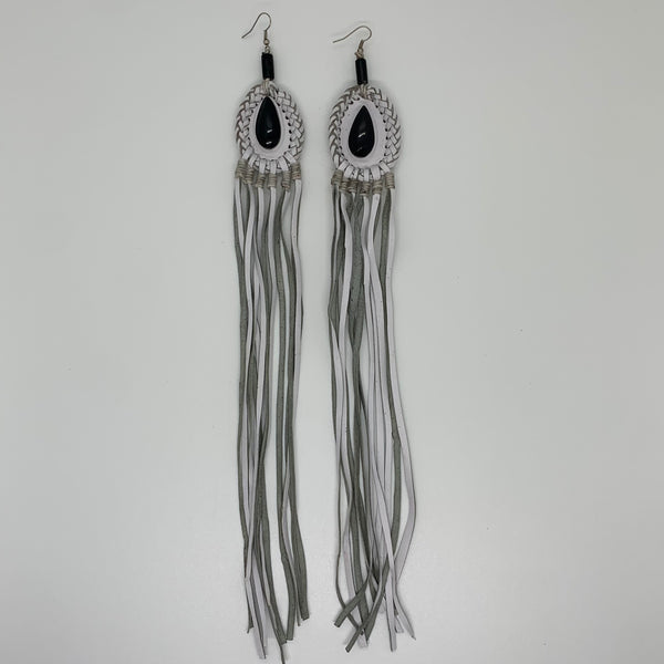 Leather Earrings 34