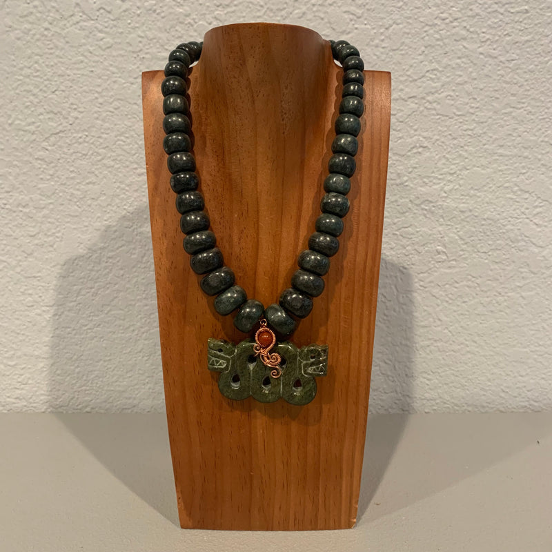 Necklace - Guatamala Jade Quetzalcoatl 27
