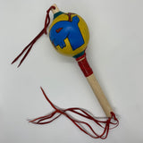 Aztec Dance Rattle painted 24