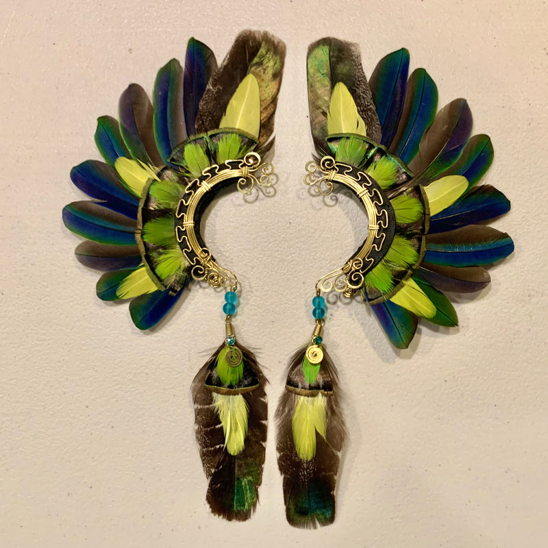 Feather wing cuff Earrings 708