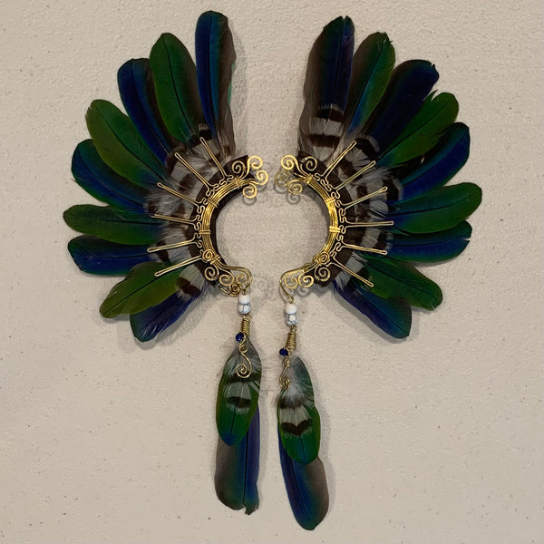 Feather wing Earrings 562