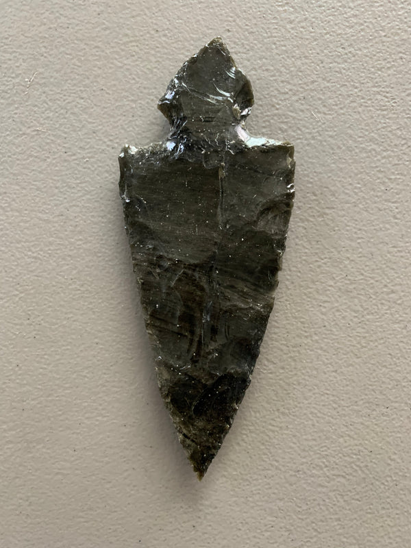 Obsidian - spear head w notch