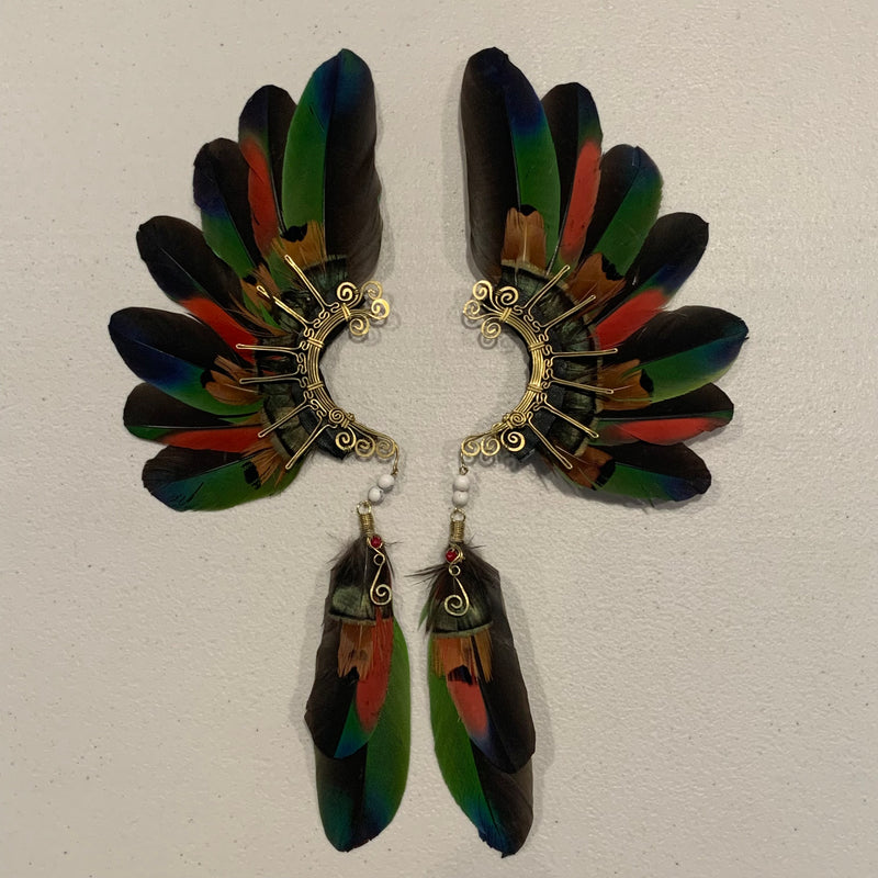 Feather wing Earrings 481