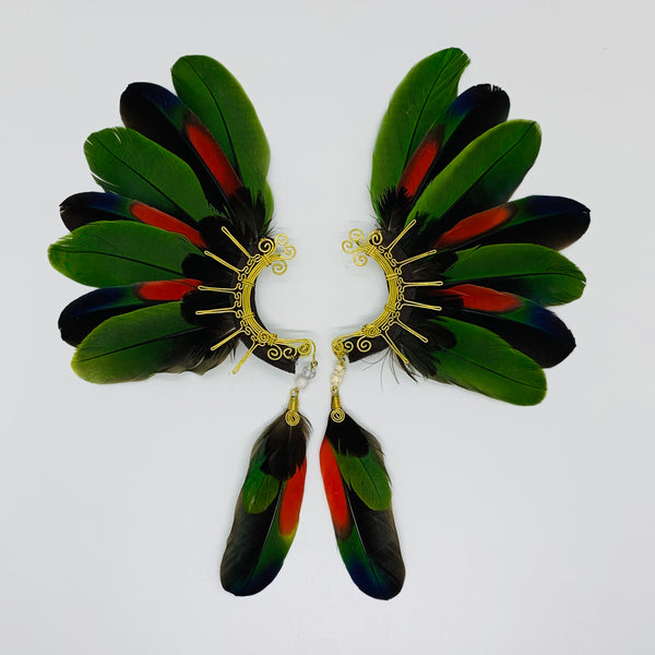 Feather wing Earrings 438