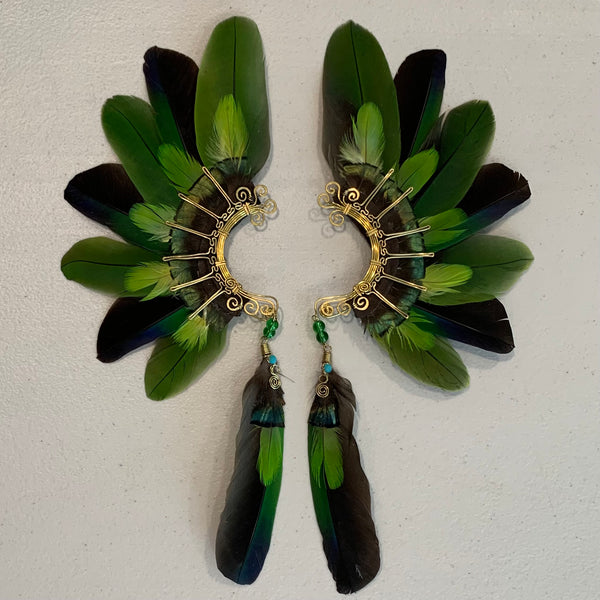 Feather wing Earrings 518