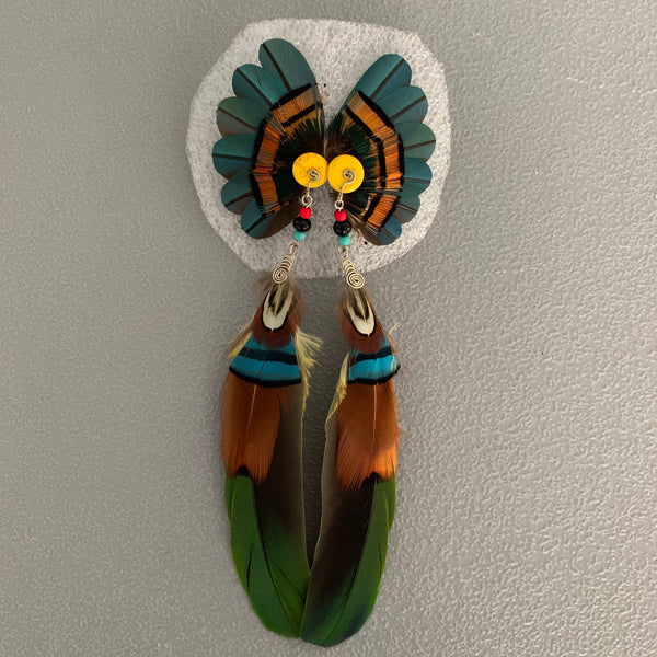 Feather wing Earrings 208