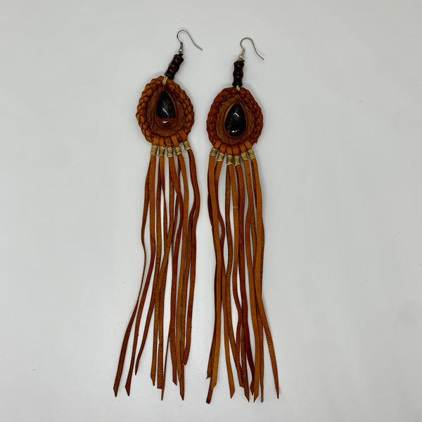 Leather Earrings 42