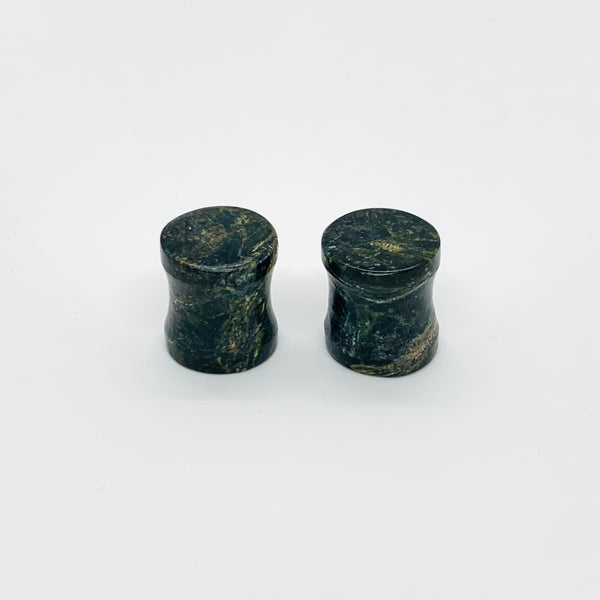 Earrings Jade plugs 1/2”