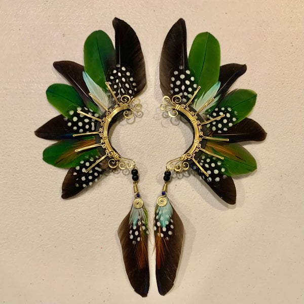 Feather wing cuff Earrings 720