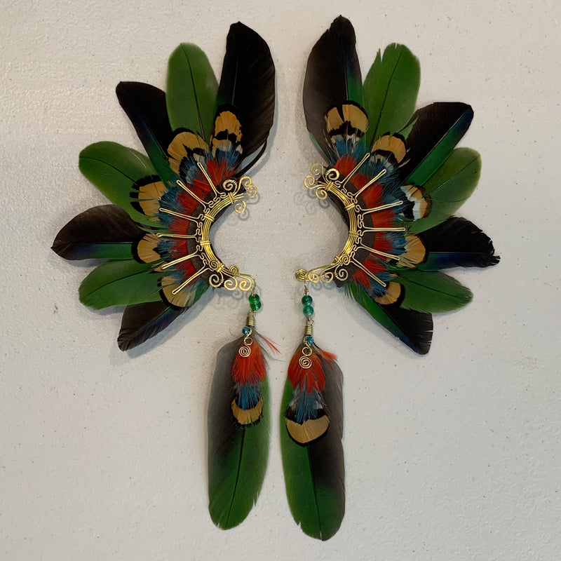 Feather wing Earrings 519