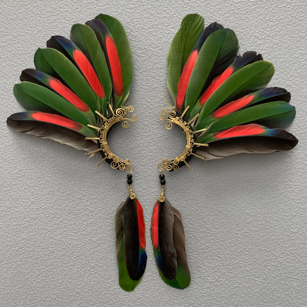 Feather wing Earrings 186