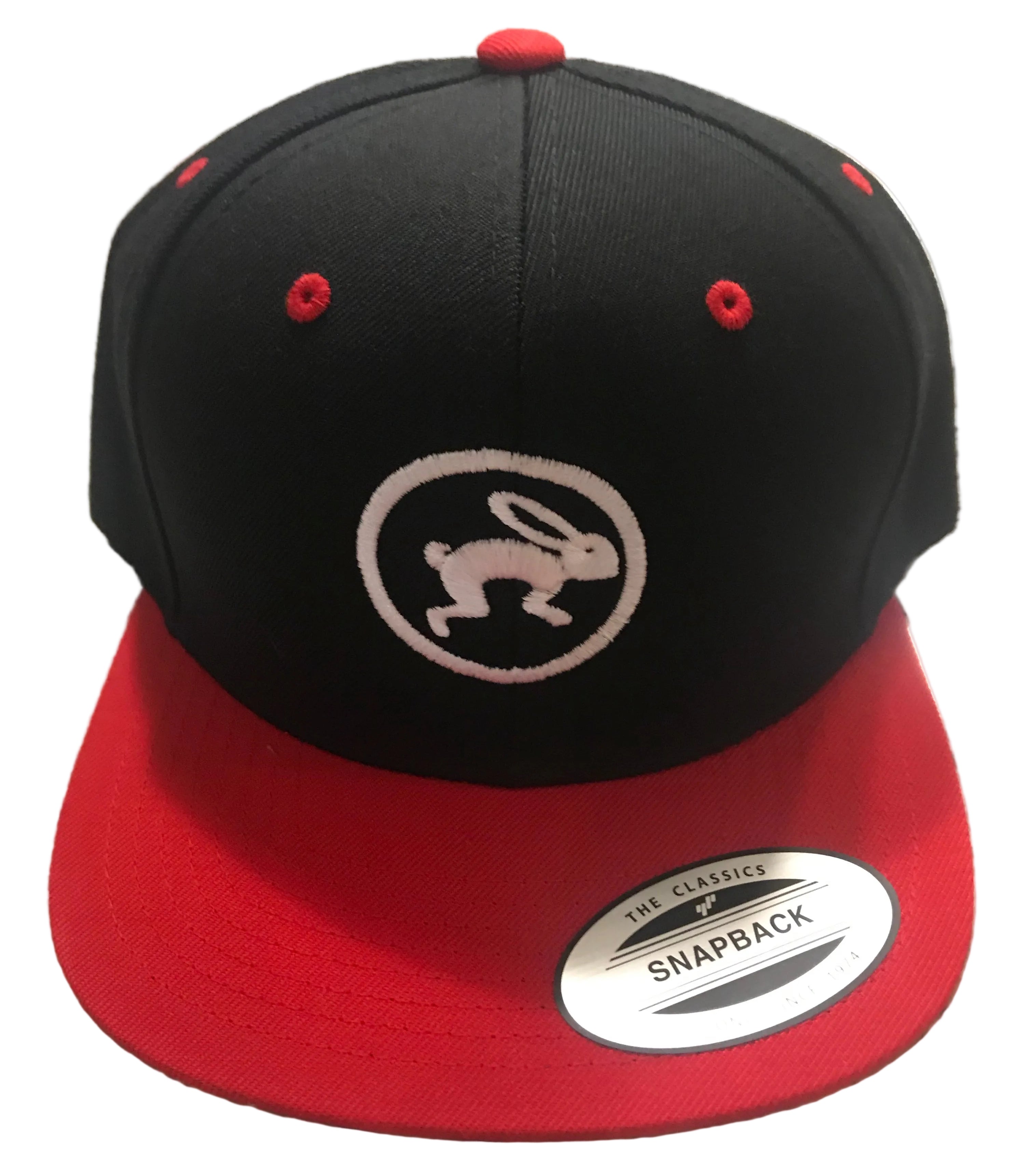 Snapback Hats - Tochtli Flat Bill Black/Red