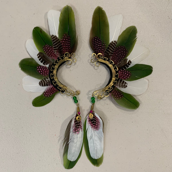 Feather wing cuff Earrings 675