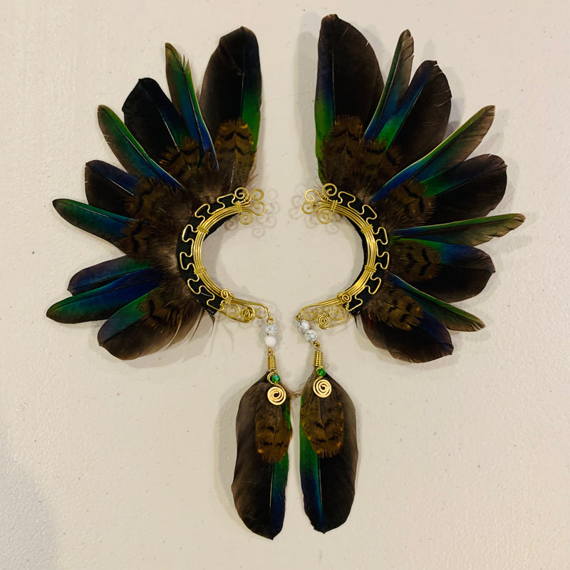 Feather wing cuff Earrings 875