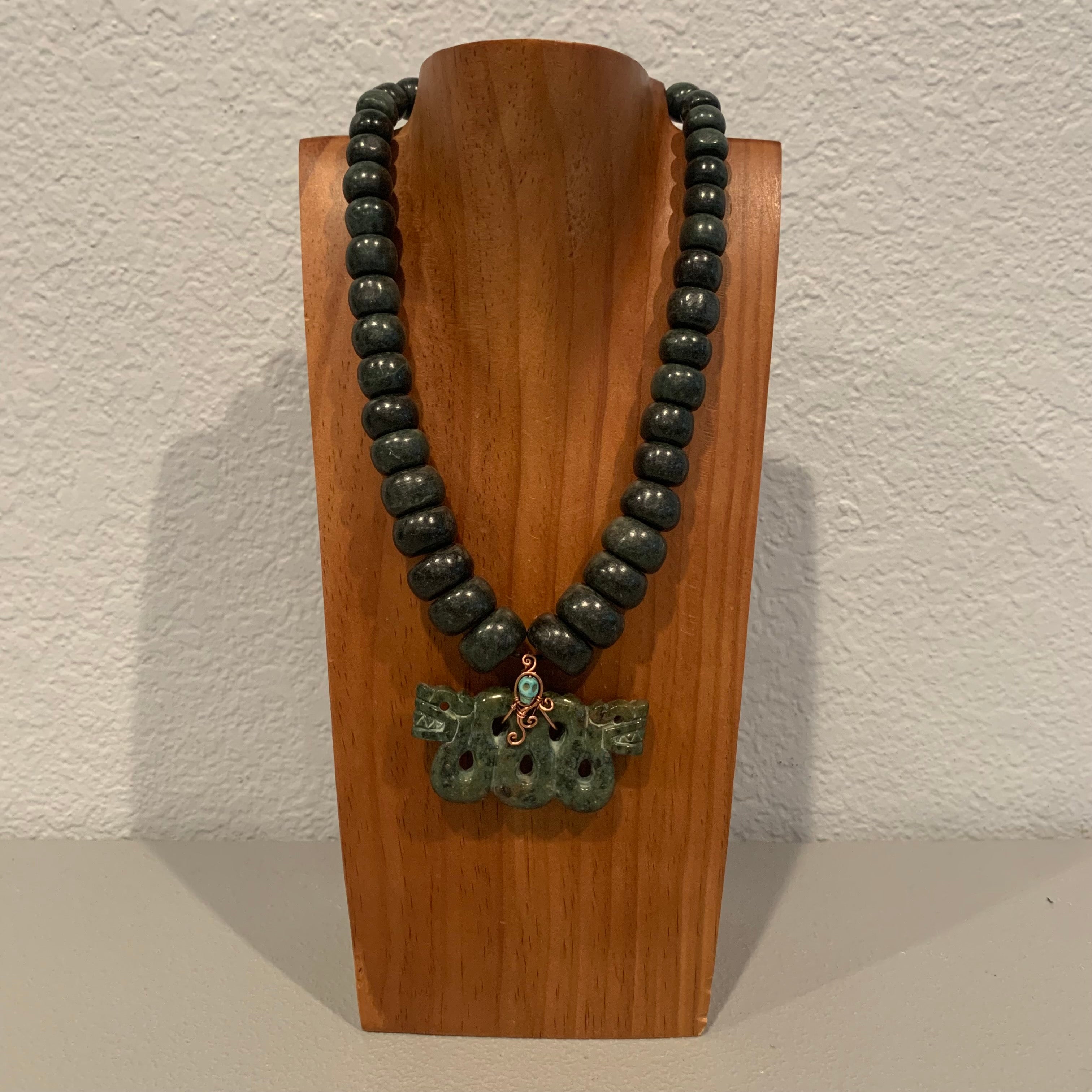 Necklace - Guatamala Jade Quetzalcoatl 43