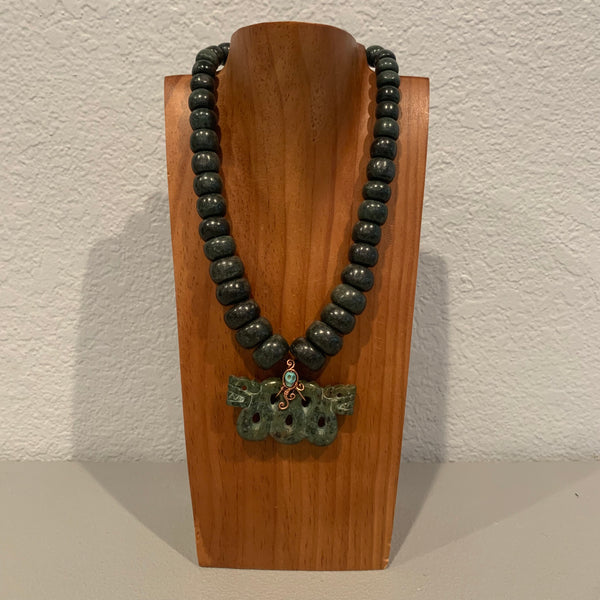 Necklace - Guatamala Jade Quetzalcoatl 43