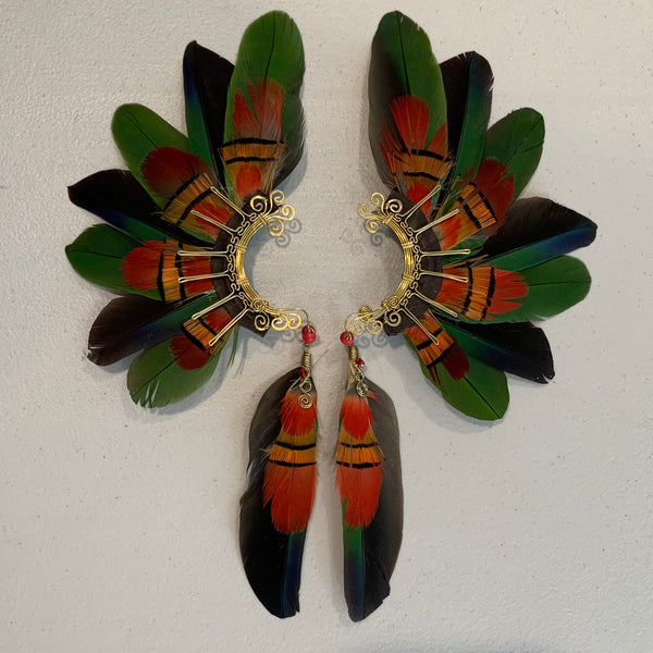 Feather wing Earrings 521