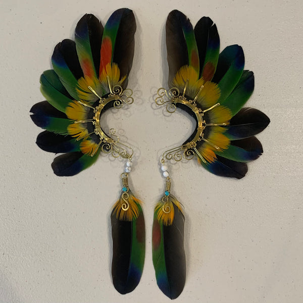 Feather wing Earrings 602