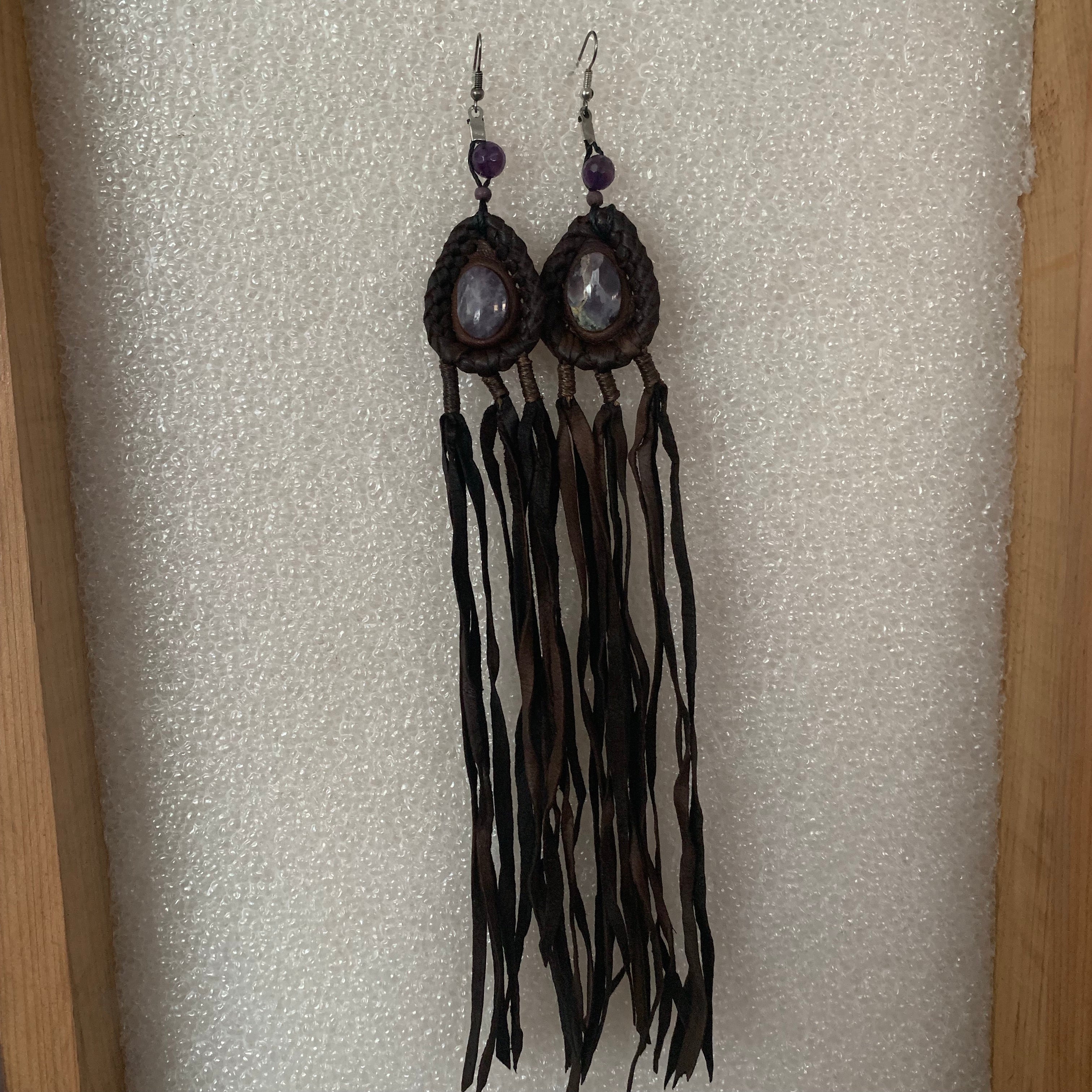 Leather Earrings 1