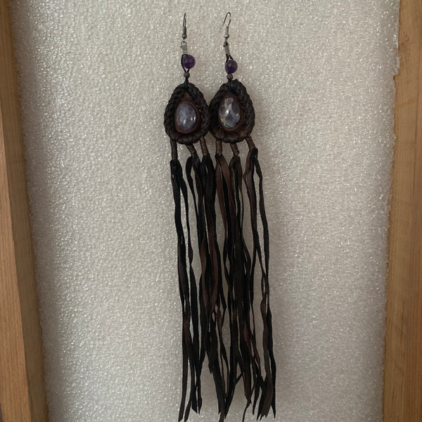 Leather Earrings 1