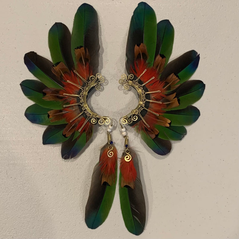 Feather wing Earrings 514
