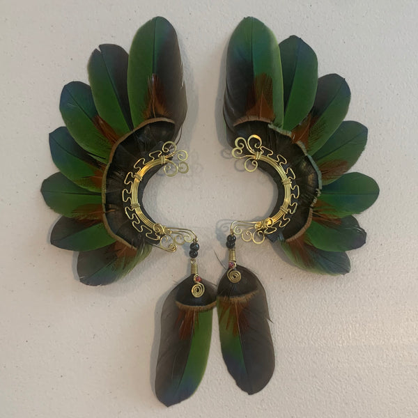 Feather wing Earrings 619