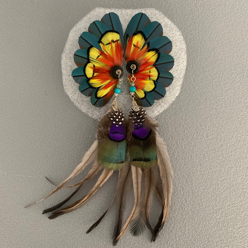Feather wing Earrings 206