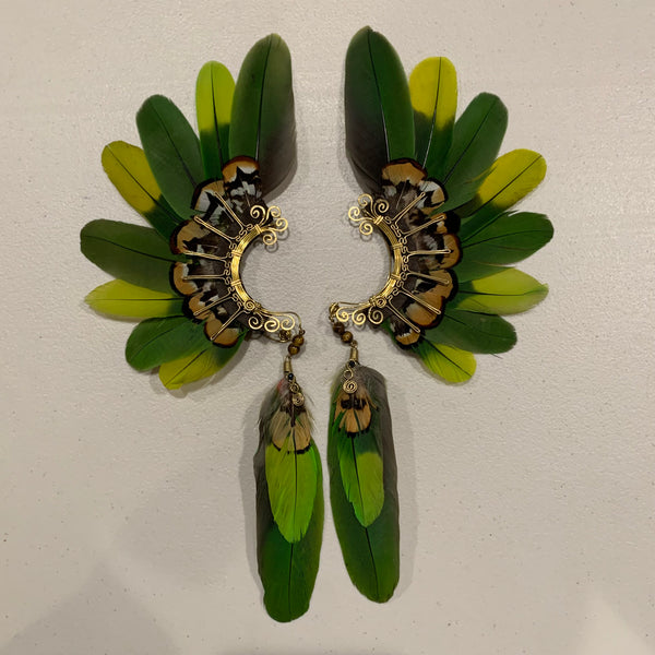 Feather wing Earrings 537