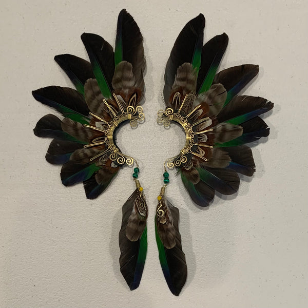 Feather wing Earrings 474