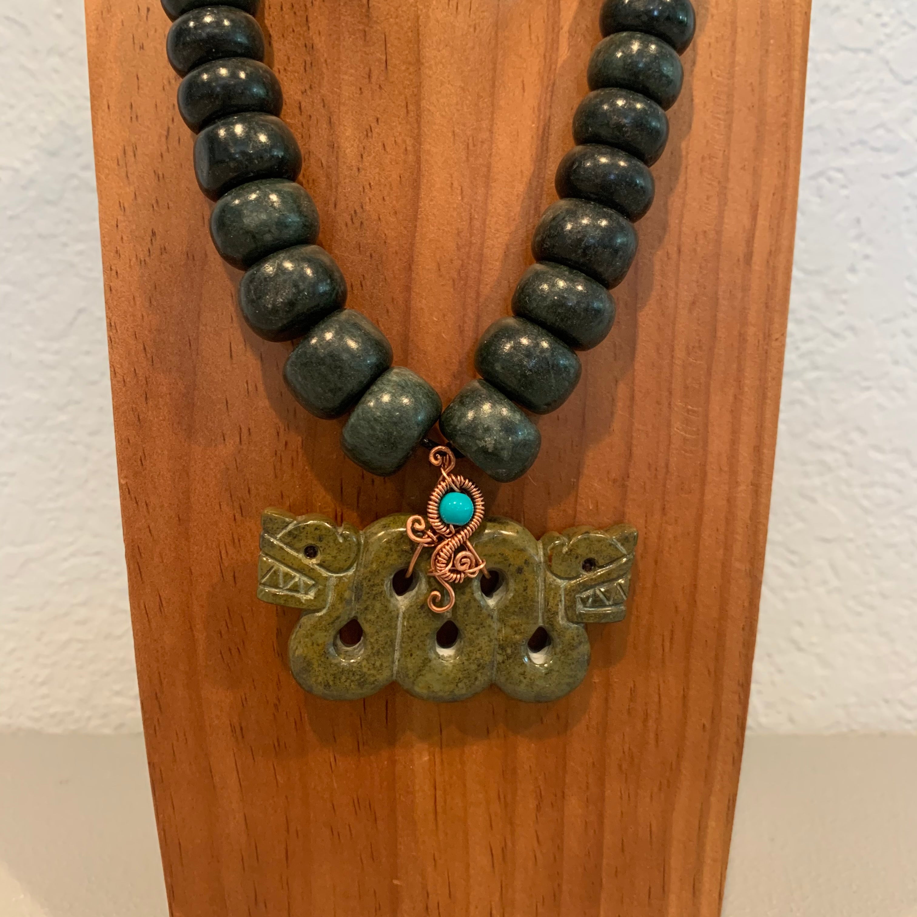 Necklace - Guatamala Jade Quetzalcoatl 26