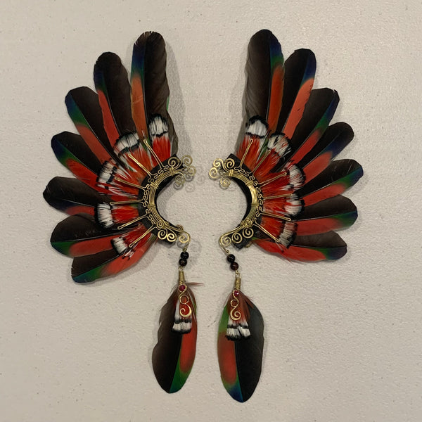 Feather wing Earrings 483