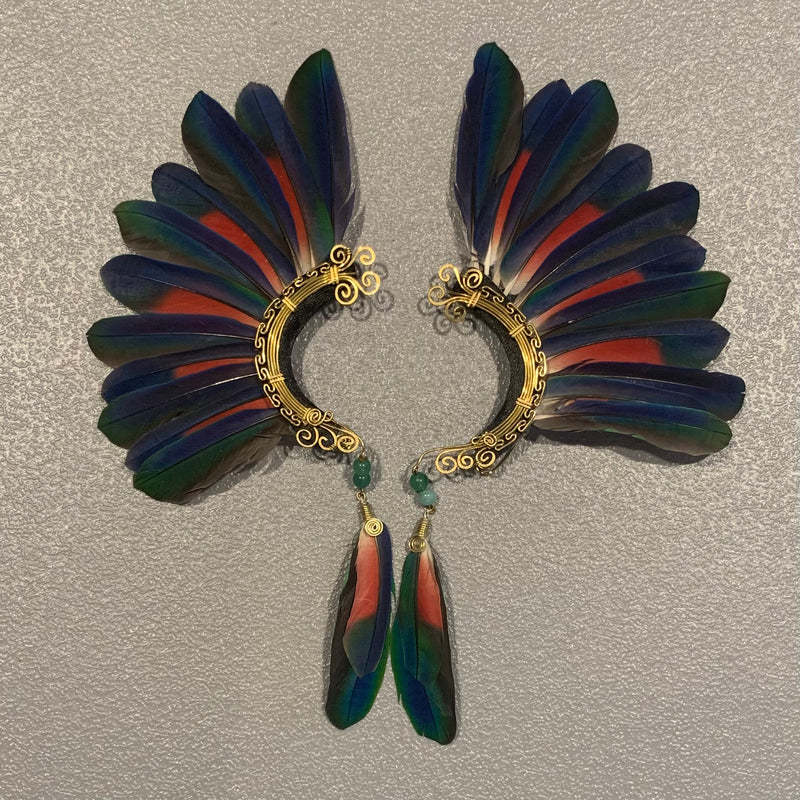 Feather wing Earrings 296