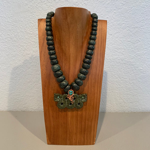 Necklace - Guatamala Jade Quetzalcoatl 32