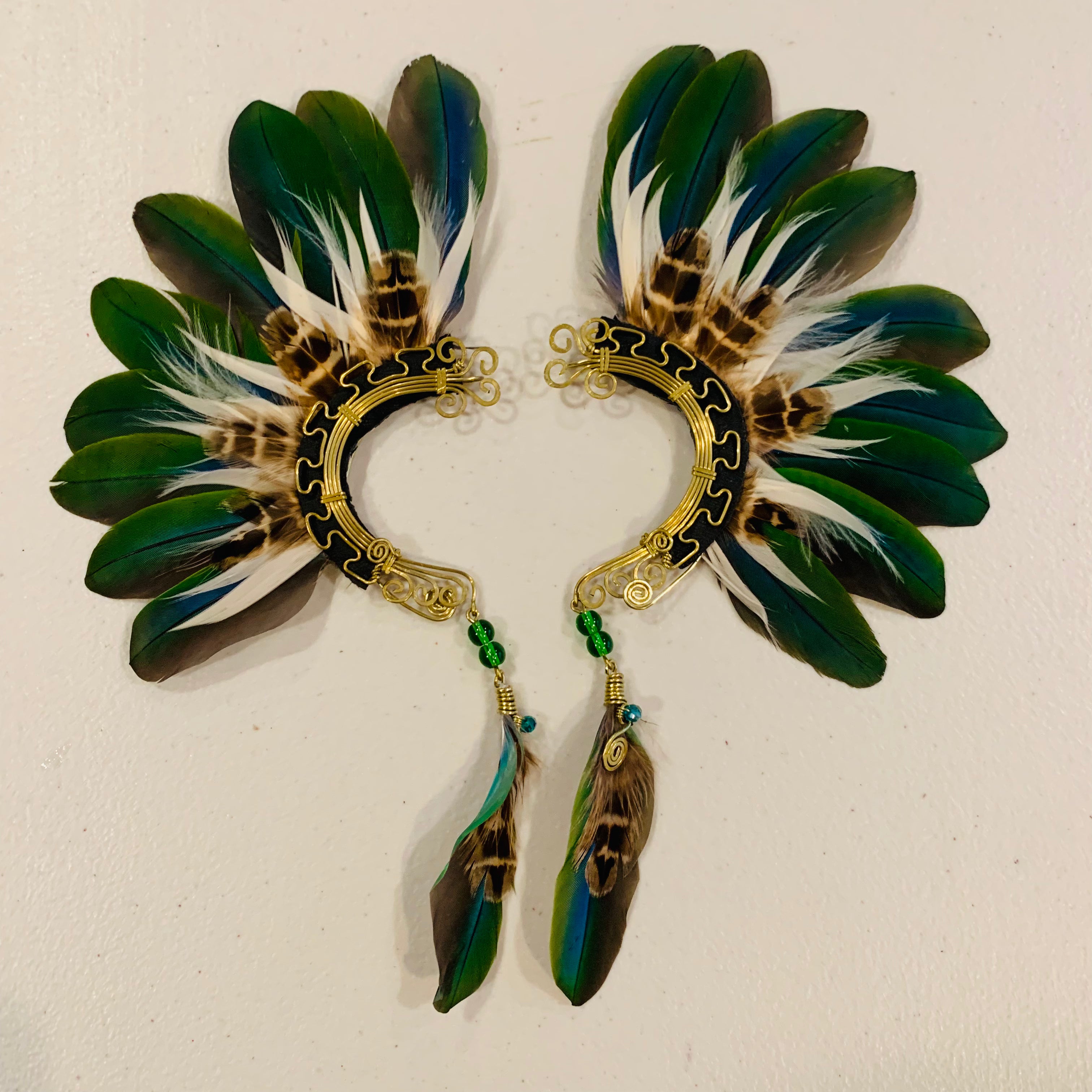 Feather wing cuff Earrings 876